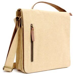 12 in Casual Canvas Messenger Bag CM25KK